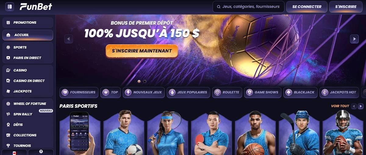 9 – Funbet : Ce casino en ligne populaire débarque au Canada