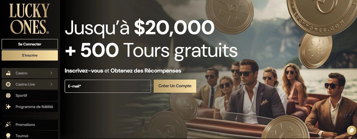 7 – LuckyOnes: La valeur sûre pour le jeu de casino sur mobile